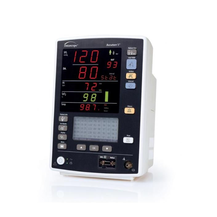 Mindray-Mindray Datascope Accutorr V Vital Signs Monitor w/Nellcor SPO2, Refurbished-MedTech-1
